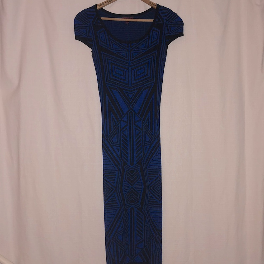 Bodycon geometric dress